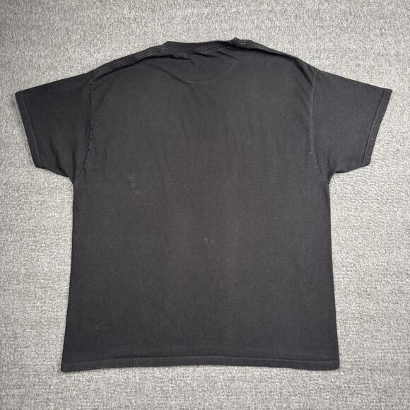 Vintage However There Are Issues T-Shirt Mens Large Black Quote Funny Joke Y2K - Picture 3 of 6